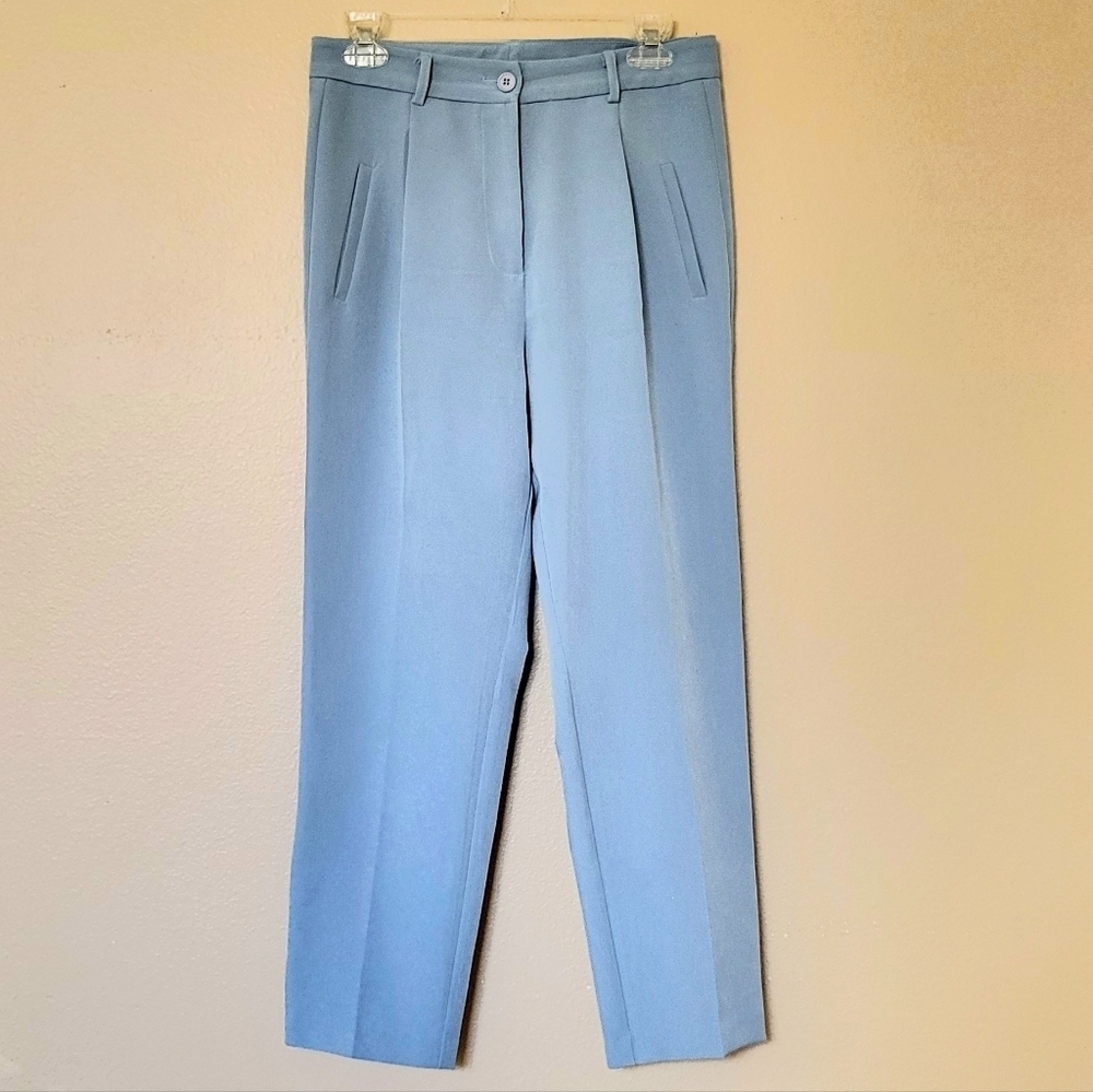 Vicolo Womens Blue Trouser Pants Work Office Career Formal - Size Medium